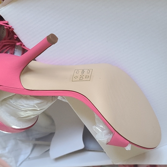 NIB ALDO Celena Heeled Sandals, Fuchsia Size 8.5 - Picture 6 of 6